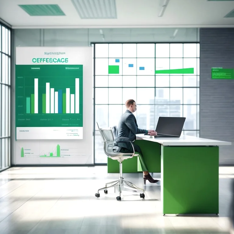 予算計画のグラフ表示画面